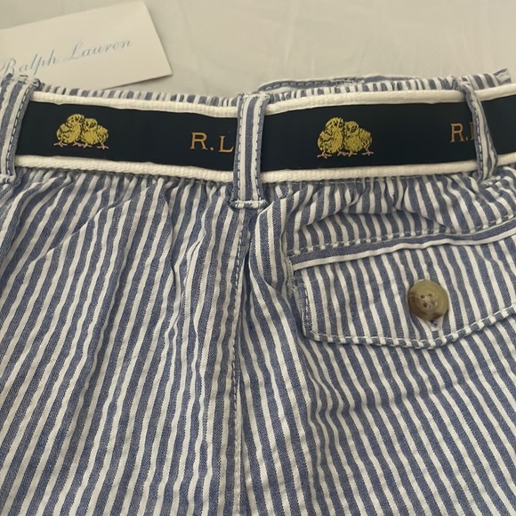 NWT Ralph Lauren seersucker pants with belt - Picture 5 of 5